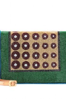 Fendi Daisy Beaded Clutch - Lyst
