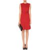 Giambattista Valli Dress with Gathered Appliqué Trim in Red - Lyst