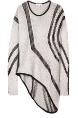 Helmut Lang Textured Intarsia Knit Pullover