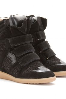 Isabel Marant Bekett Suede Wedge Sneakers - Lyst