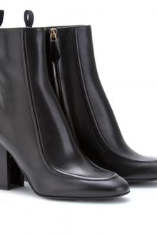 Jil Sander Talco Leather Ankle Boots - Lyst
