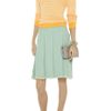 Jill Stuart Gabriella Pleated Silkcrepe Skirt in Green (mint) - Lyst