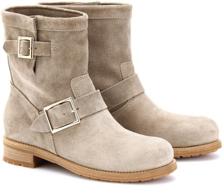 Jimmy Choo Youth Bikerstyle Boots in Purple (plum) - Lyst