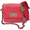 Lanvin Mini Red Happy Quilted Shoulder Bag in Pink (red) - Lyst