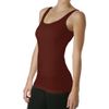 Michael Stars 2x1 Rib Boyfriend Tank in Brown (cinnamon) - Lyst