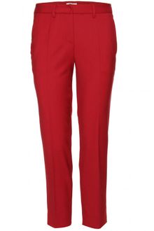 Miu Miu Cropped Trousers - Lyst