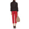 Miu Miu Cropped Trousers in Red (cherry) - Lyst