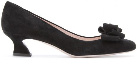 miu miu bow heels