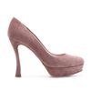 Miu Miu Suede Platform Pumps in Pink (rose) - Lyst