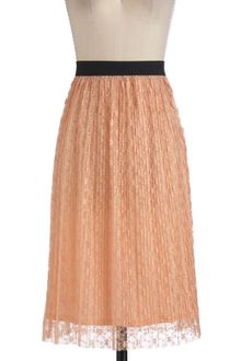 ModCloth Peach Love and Understanding Skirt - Lyst