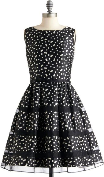 ModCloth Rosé Bubbly Dress in Noir - Lyst