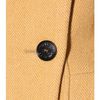 Mulberry Chevron Tweed Double Breasted Coat in Beige - Lyst