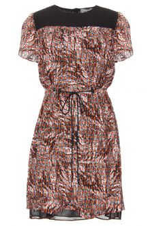 Proenza Schouler Printed Silk Dress - Lyst