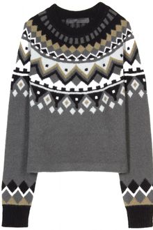 Proenza Schouler Intarsia Knit Pullover - Lyst