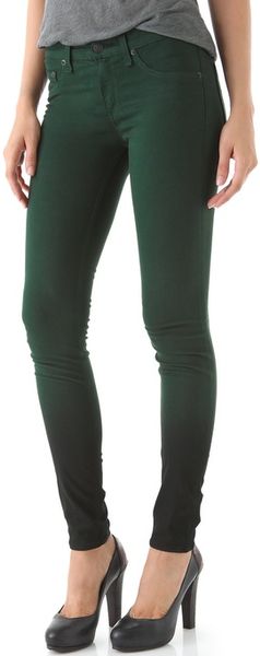 Rag & Bone The Legging Jeans in Green (forrest) - Lyst