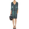 Roberto Cavalli Snake Print Dress in Green (teal) - Lyst