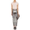 Stella Mccartney Jacquard Woven Trousers in Silver - Lyst