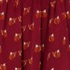 Sugarhill Foxy Chiffon Skater Skirt in Red (burgundy) - Lyst