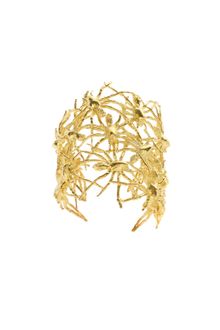 Tom Binns Spider Multi Cuff in Golden Brass Metal - Lyst