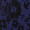 Topshop Bonded Lace Peplum Top in Blue (purple) - Lyst