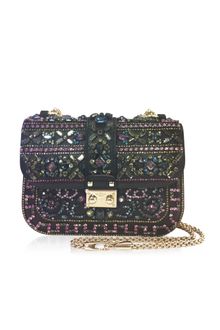 Valentino Embellished Glam Flap Shoulder Bag - Lyst