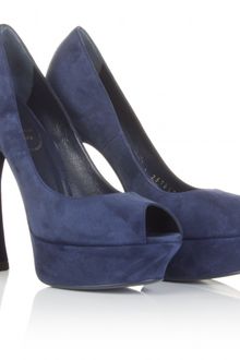 Yves Saint Laurent Palais 105 Open Pumps - Lyst