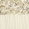 Alice + Olivia Embellished Pleated Silk chiffon Gown in Beige (cream) - Lyst