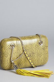 BCBGMAXAZRIA Sunflower Snake Print Chloe Box Shoulder Bag - Lyst
