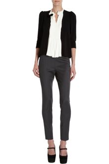 David Szeto Bicolor Blouse - Lyst