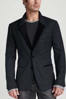 Dolce & Gabbana Velvet Collar Sport Coat - Lyst