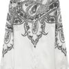 Etro Printed Silksatin Blouse in Beige (cream) - Lyst