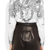 Etro Printed Silksatin Blouse in Beige (cream) - Lyst