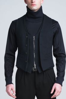 Giorgio Armani Layered Jersey Vest - Lyst