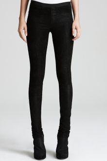 Helmut Lang Leather Leggings Stretch - Lyst
