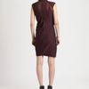 Helmut Lang Molten Drape Dress in Brown (purple) - Lyst