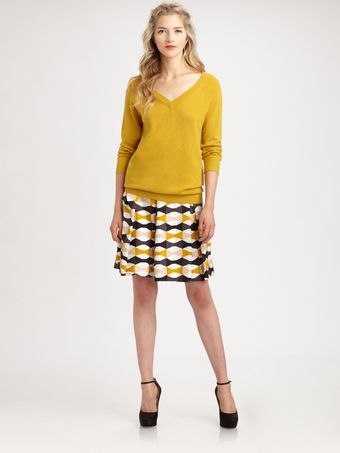 Kate Spade Merino Wool Cashmere Drew Sweater - Lyst