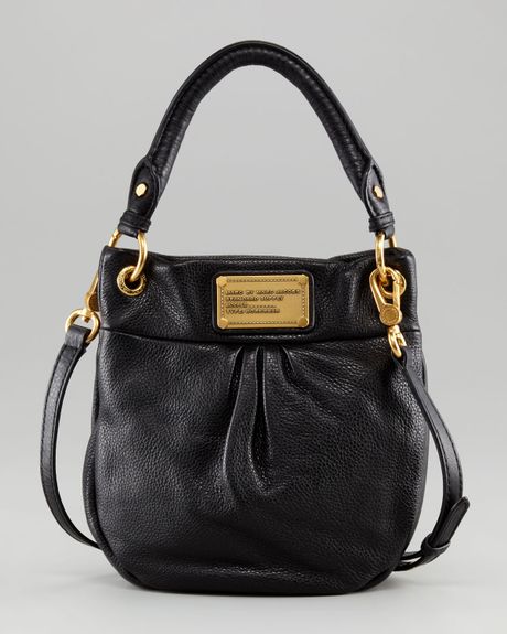 Marc By Marc Jacobs Classic Q Mini Hillier Hobo in Black | Lyst