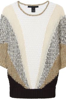 Marc By Marc Jacobs Edith Contrast Knit Pullover - Lyst