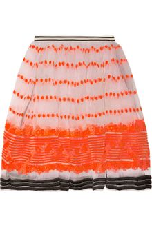 Marni Sequence Embroidered Organza Skirt - Lyst