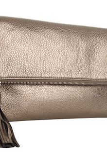 Michael Kors Tonne Large Foldover Clutch with Tassel - Lyst