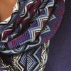 Missoni Infinity Zig Zag Scarf in Blue (navy) - Lyst
