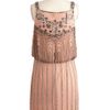Modcloth A Friend in Beads Dress in Beige (silver) - Lyst
