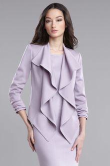 St. John Collection Cascadefront Milano Knit Jacket - Lyst
