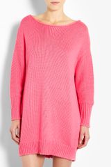 Acne Shore Cotton Zipback Knit Dress