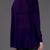 Acne Shining Blouse in Purple - Lyst
