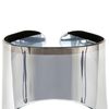 Alexander Mcqueen Silver Mirror Visor in Silver - Lyst
