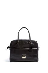 Anya Hindmarch Black Leather Carker Tote