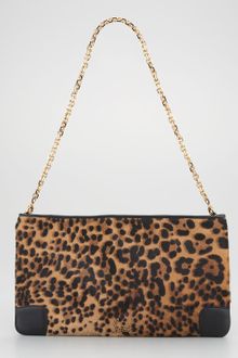 Christian Louboutin Loubiposh Calf Hair Clutch - Lyst
