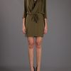 Diane Von Furstenberg Rachel Lily Dress in Khaki - Lyst