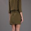 Diane Von Furstenberg Rachel Lily Dress in Khaki - Lyst